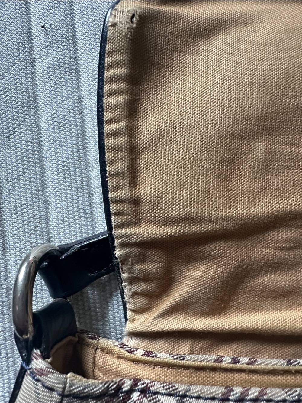 Burberry Blue Label canvas and leather cross body bag - Picture 9 of 16